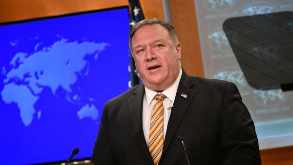 Mike Pompeo, el secretario de Estado de EEUU  - Sputnik Mundo