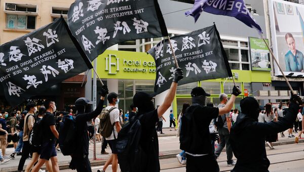 Protestas en Hong Kong - Sputnik Mundo