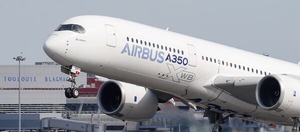 Un Airbus A350 (imagen referencial) - Sputnik Mundo
