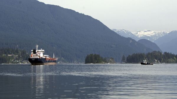 La terminal petrolera Westridge de Kinder Morgan Inc. en Vancouver, Canadá - Sputnik Mundo