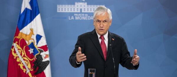 Sebastián Piñera, presidente de Chile - Sputnik Mundo