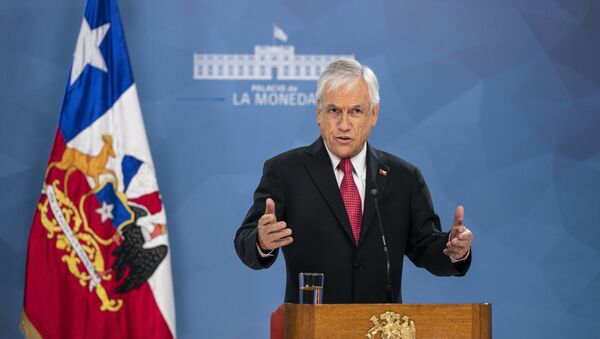 Sebastián Piñera, presidente de Chile - Sputnik Mundo