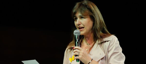 Laura Borràs, la diputada y líder de la formación Junts per Cataluña (JxCat) Laura Borràs, la diputada y líder de la formación Junts per Cataluña (JxCat) - Sputnik Mundo