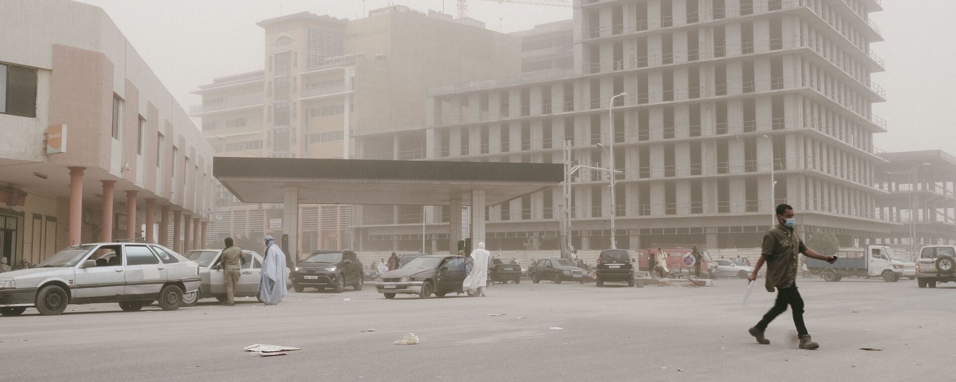 Nuakchot bajo una tormenta de arena (imagen referencial) - Sputnik Mundo, 1920, 04.07.2020