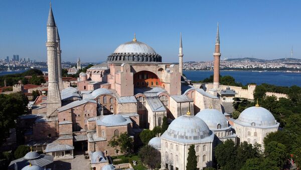 La catedral de Santa Sofía en Estambul, Turquía - Sputnik Mundo