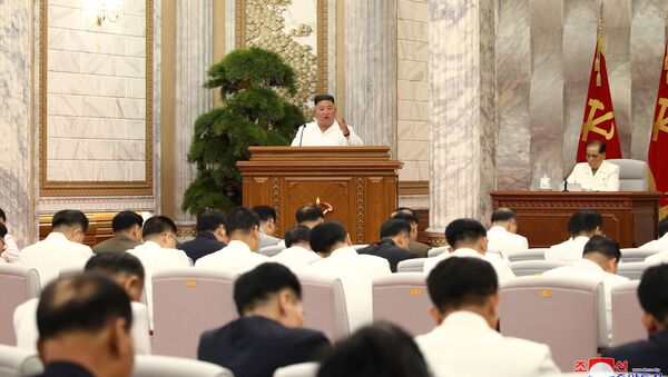 Kim Jong-un, líder de Corea del Norte Kim Jong-un, líder de Corea del Norte - Sputnik Mundo