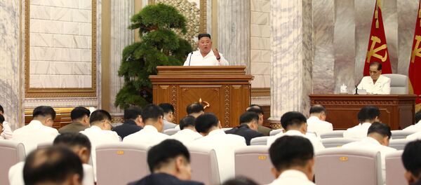 Kim Jong-un, líder de Corea del Norte Kim Jong-un, líder de Corea del Norte - Sputnik Mundo