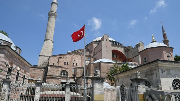 La catedral de Santa Sofía en Estambul, Turquía - Sputnik Mundo