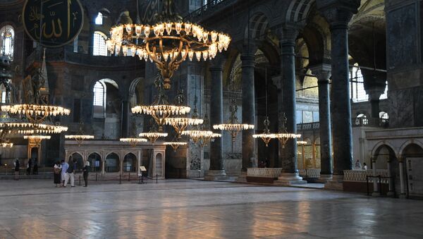 La catedral de Santa Sofía en Estambul, Turquía - Sputnik Mundo