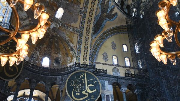 La catedral de Santa Sofía en Estambul, Turquía - Sputnik Mundo