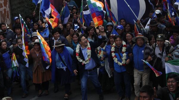 Luis Arce, candidato presidencial del Movimiento Al Socialismo de Bolivia - Sputnik Mundo