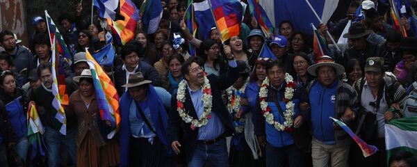 Luis Arce, candidato presidencial del Movimiento Al Socialismo de Bolivia - Sputnik Mundo