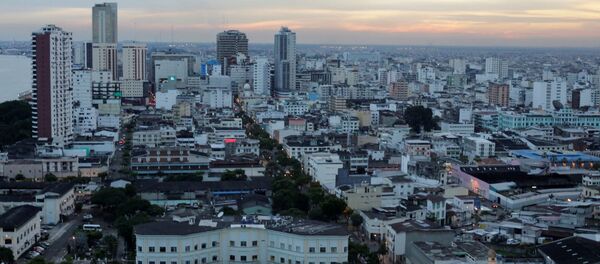 La vista general de la ciudad de Guayaquil, Ecuador - Sputnik Mundo