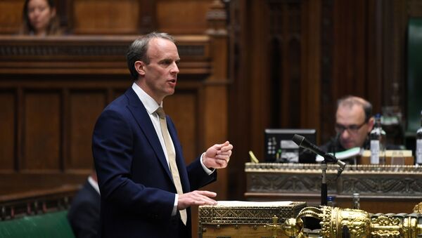 Dominic Raab, el canciller británico - Sputnik Mundo