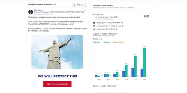 Trump contra la izquierda radical quiere proteger hasta al Cristo Redentor de Brasil - Sputnik Mundo