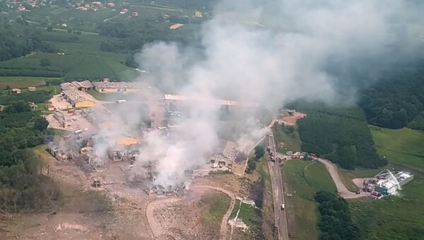 Explosión en una planta pirotécnica en Turquía - Sputnik Mundo