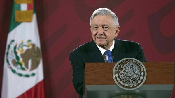 El presidente de México, Andrés Manuel López Obrador - Sputnik Mundo