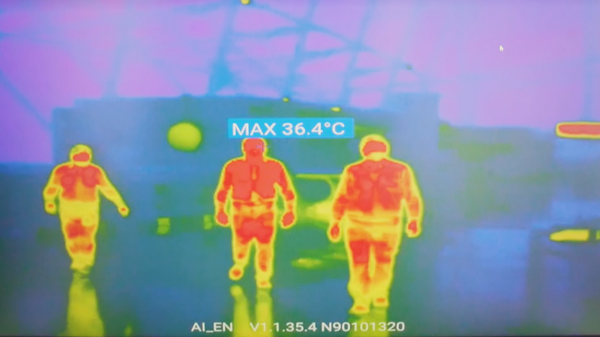 Vista a través de una cámara termográfica (archivo) - Sputnik Mundo