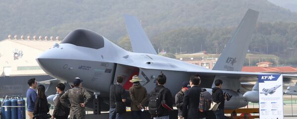 Modelo a escala del caza KAI KF-X - Sputnik Mundo