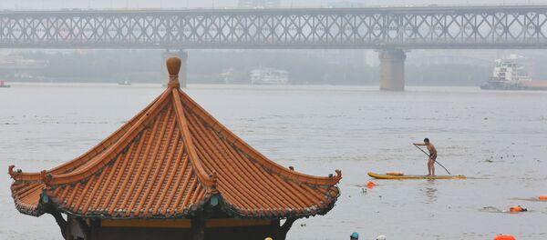Las inundaciones en China, referencial - Sputnik Mundo