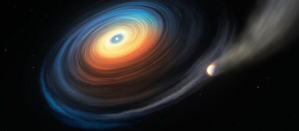 Una enana blanca y un exoplaneta  - Sputnik Mundo
