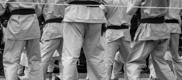 Karatekas entrenando - Sputnik Mundo