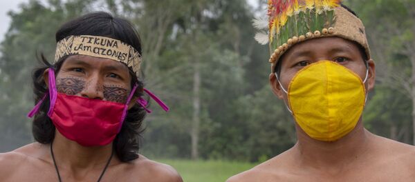 Indígenas colombianos Tikuna  - Sputnik Mundo