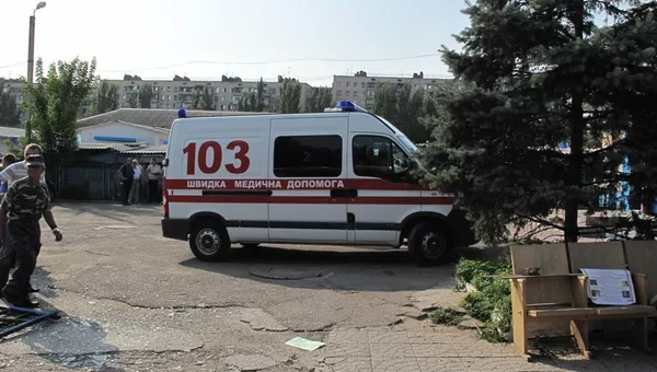 Ambulancia ucraniana (archivo) - Sputnik Mundo