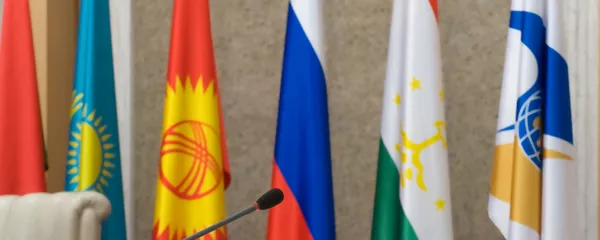 Banderas de países de la Unión Económica Euroasiática Banderas de países de la Unión Económica Euroasiática - Sputnik Mundo