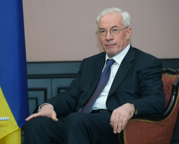 El primer ministro de Ucrania Mikola Azarov - Sputnik Mundo