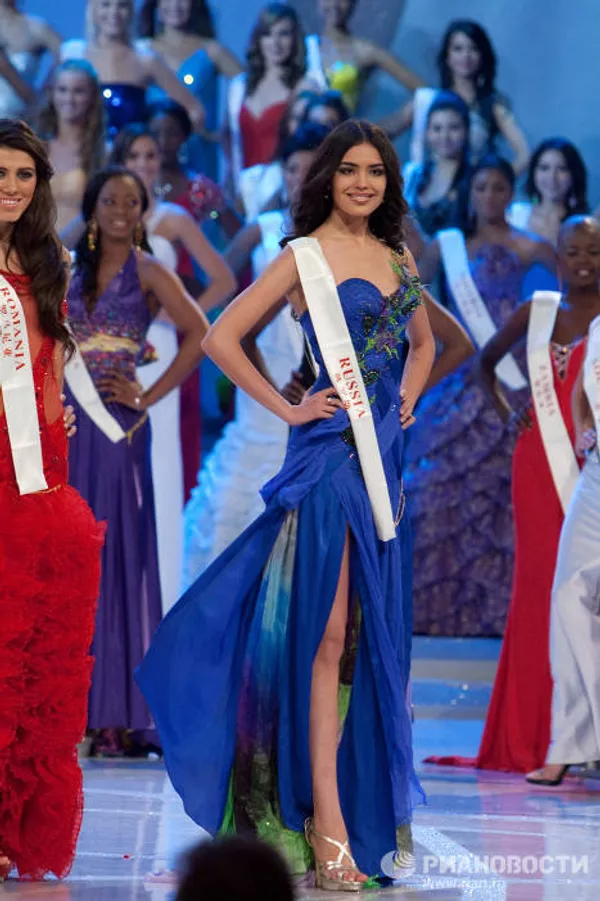 Ganadora del concurso “Miss Mundo 2010” y sus competidoras Ganadora del concurso “Miss Mundo 2010” y sus competidoras - Sputnik Mundo