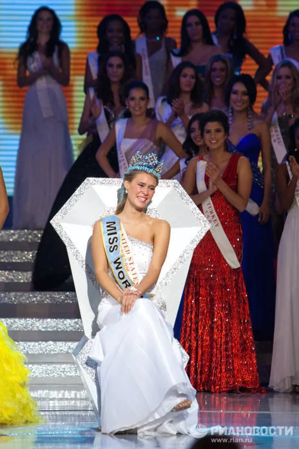 Ganadora del concurso “Miss Mundo 2010” y sus competidoras Ganadora del concurso “Miss Mundo 2010” y sus competidoras - Sputnik Mundo