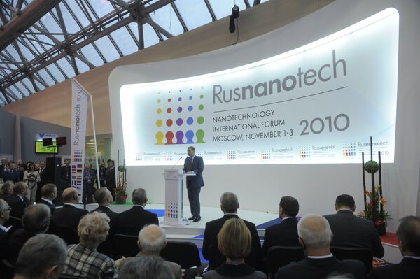 La tercera edición del Foro Internacional de Nanotecnología Rusnanotech-2010  - Sputnik Mundo