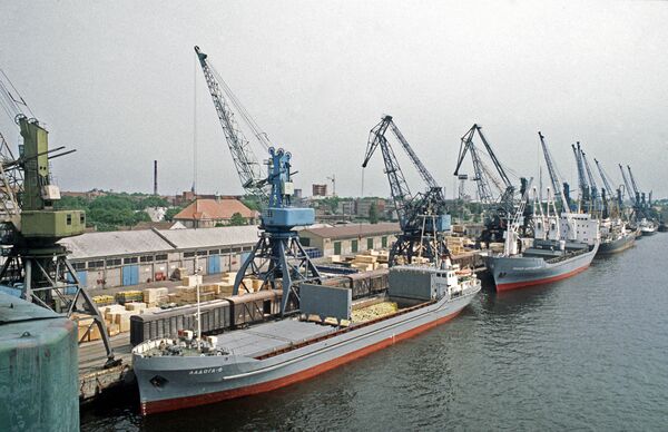 El puerto de Klaipeda, Lituania. - Sputnik Mundo