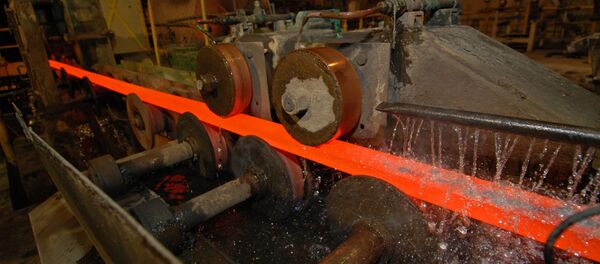 Una planta siderúrgica - Sputnik Mundo