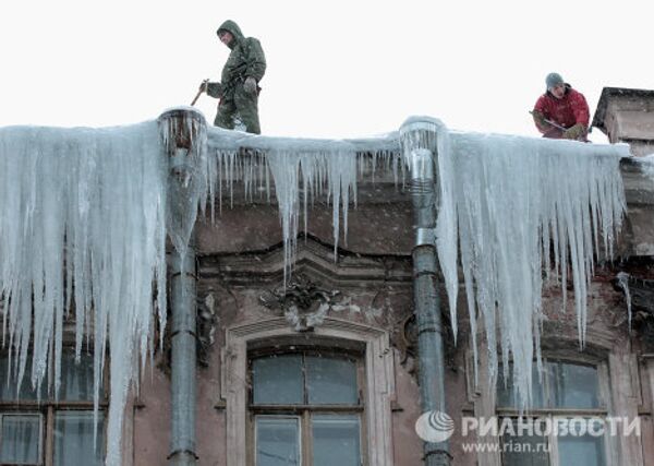 San Petersburgo, bajo la nieve - Sputnik Mundo