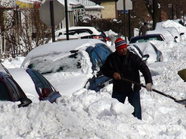 Nueva York rompe récords de nieve - Sputnik Mundo