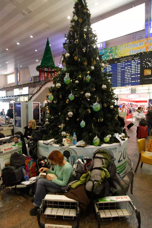 Pasajeros atrapados en el aeropuerto internacional Sheremétievo de Moscú Pasajeros atrapados en el aeropuerto internacional Sheremétievo de Moscú - Sputnik Mundo