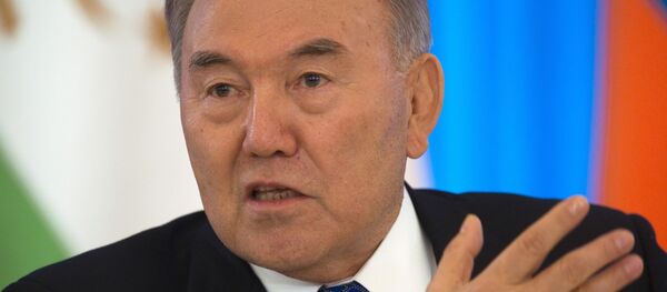 El presidente de Kazajstán, Nursultán Nazarbáev - Sputnik Mundo