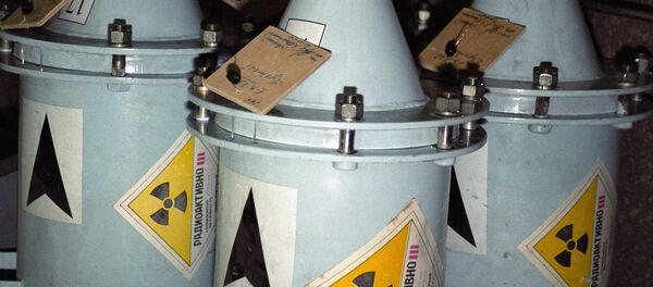 Сontenedores con combustible nuclear Сontenedores con combustible nuclear - Sputnik Mundo