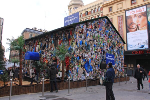 Un hotel hecho con basura es inaugurado en el centro de Madrid - Sputnik Mundo