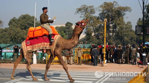 Ensayo del desfile por el Día de la República en la India - Sputnik Mundo