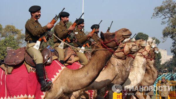 Ensayo del desfile por el Día de la República en la India - Sputnik Mundo