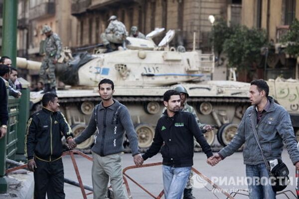 Manifestaciones en las calles de la capital de Egipto - Sputnik Mundo