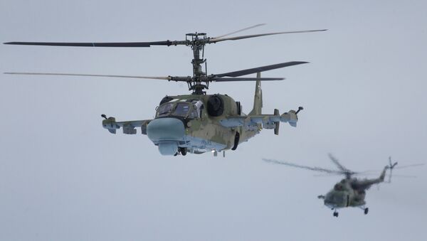 Helicóptero multifuncional Kamov Ka-52 Alligator - Sputnik Mundo