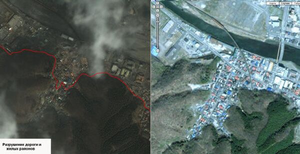 Imágenes satelitales de Japón tras el gran terremoto - Sputnik Mundo
