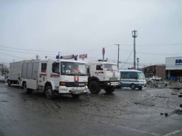 La destruida ciudad Sendai, donde trabajan socorristas rusos - Sputnik Mundo