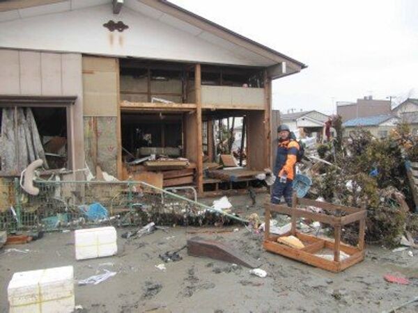 La destruida ciudad Sendai, donde trabajan socorristas rusos - Sputnik Mundo