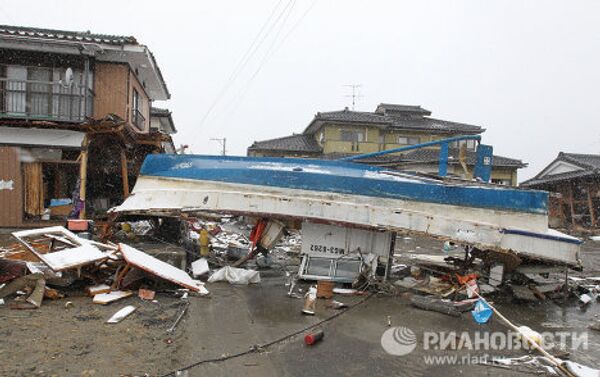 La destruida ciudad Sendai, donde trabajan socorristas rusos - Sputnik Mundo