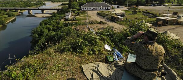 Frontera entre Georgia y Abjasia - Sputnik Mundo